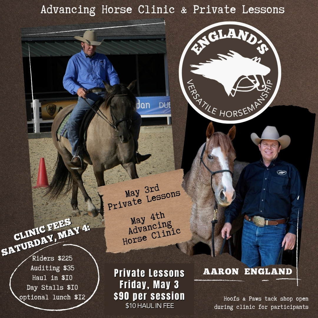 Advancing Horse Clinic May 3-4, 2024